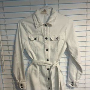 White Denim Dress - Style Rack LA